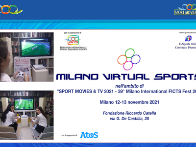 Simulatore di sci, Ferrari F430 e motorace: virtual games a “SPORT MOVIES & TV 2021”